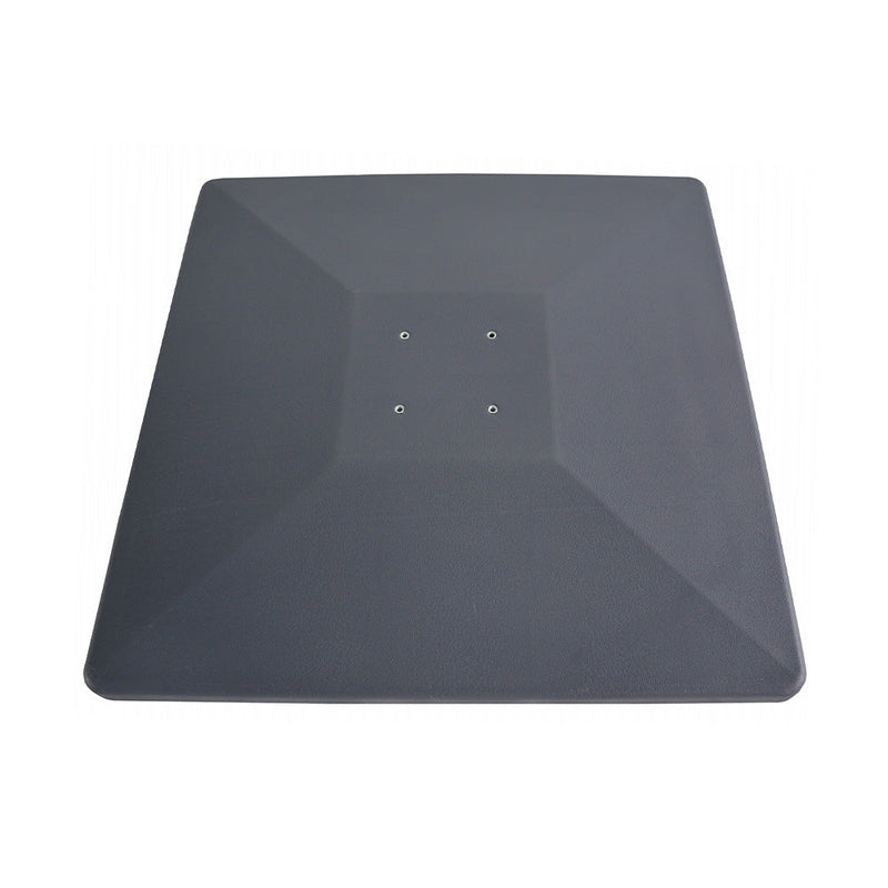 Royce 50kg Plastic Concrete Base with Wheels & Tube - Black