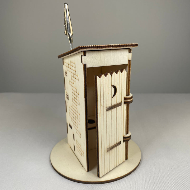 Outhouse Toilet - Ready-Made Memo Holder