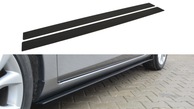 Maxton Design - RACING SIDE SKIRTS DIFFUSERS MAZDA 3 MK2 SPORT (PREFACE)