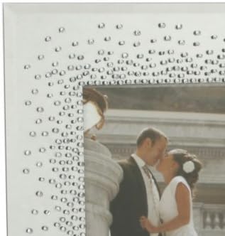 Crystal Mirrored Wedding Photo Frame 6x4