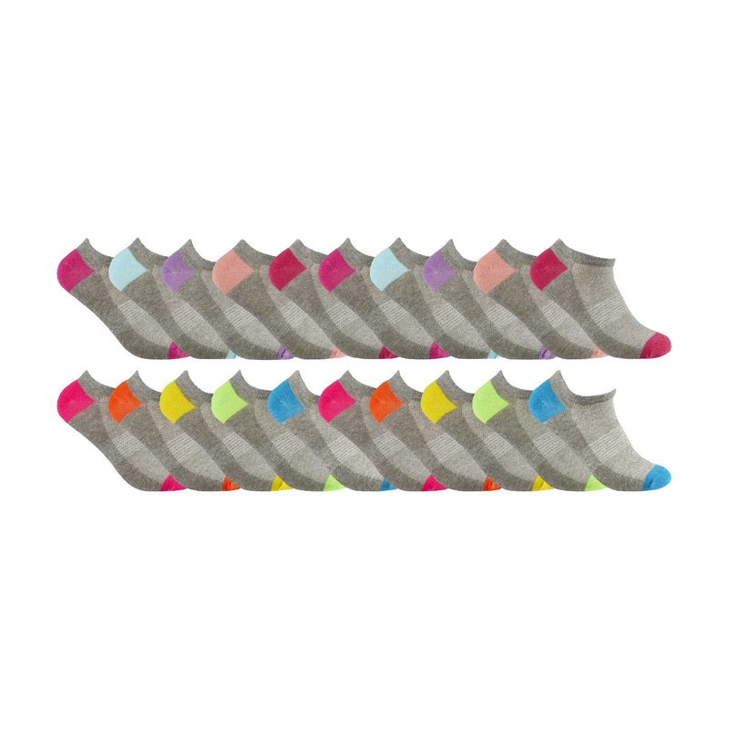 20 Pack Women Ankle Cushioned Sole Breathable Sport Socks