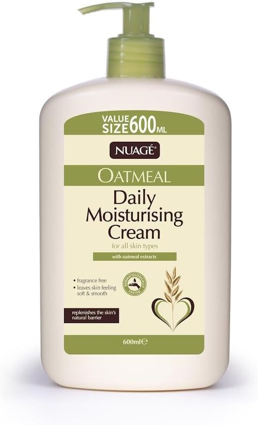 Nuage Oatmeal Daily Moisturising Cream 600ml, best before 06/28