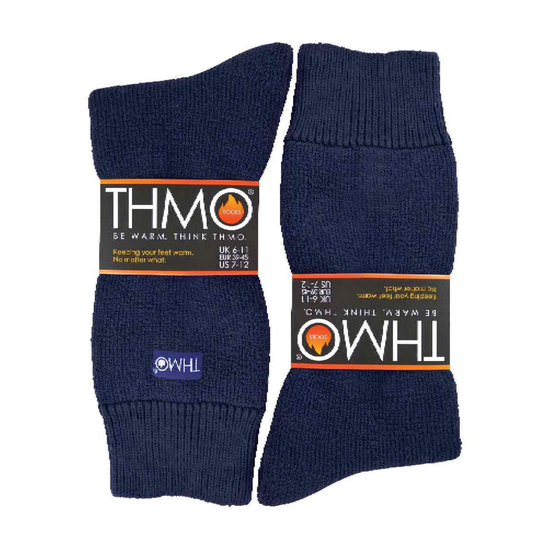 Mens Thermal Indoor Slipper Socks with Grips (Multipack Options)