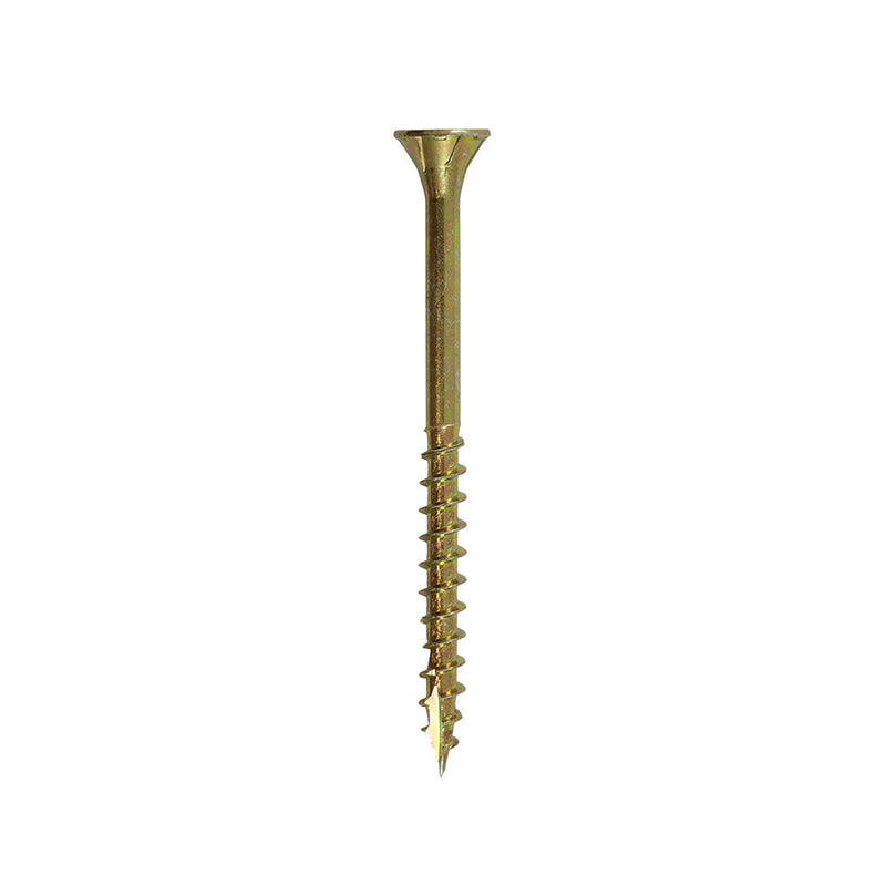 TIMCO C2 Floor-Fix – TX – Double Countersunk with Ribs – Twin-Cut – Yellow