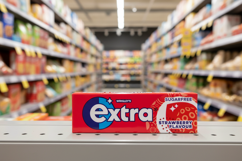 30 x Extra Sugar Free Strawberry 10Pce