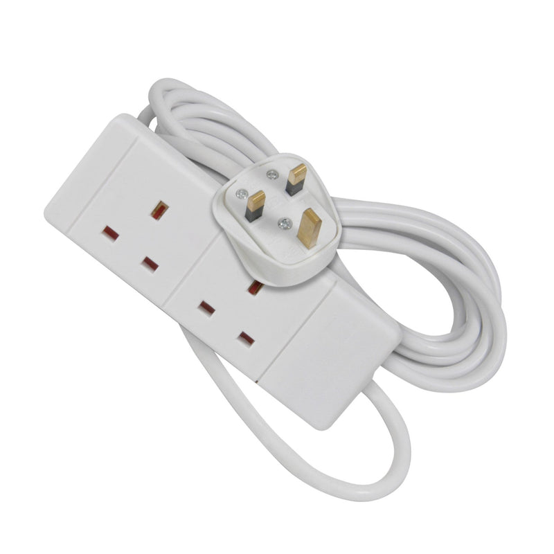 Mercury 2 Gang Mains Extension Leads