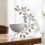 42CM CREAM METAL GARDEN PLANTER - InStock