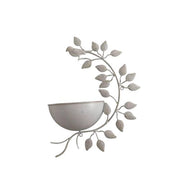 42CM CREAM METAL GARDEN PLANTER - InStock