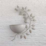 42CM CREAM METAL GARDEN PLANTER - InStock