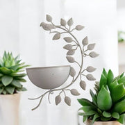 42CM CREAM METAL GARDEN PLANTER - InStock