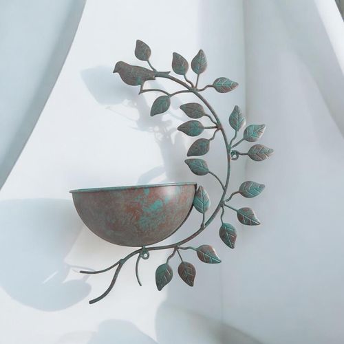 42CM GREEN METAL GARDEN PLANTER - InStock