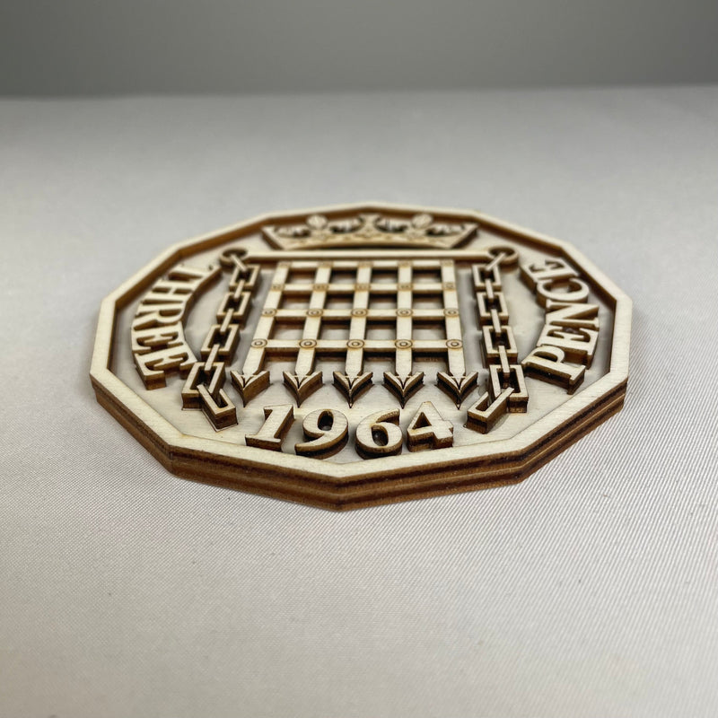 Three Pence Coaster - Handmade Tableware