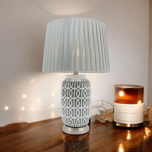 43CM LAMP AND SHADE - InStock