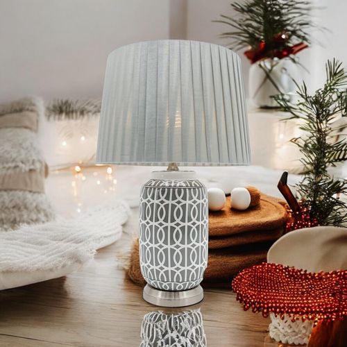 43CM LAMP AND SHADE - InStock