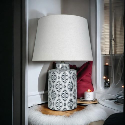 43CM LAMP AND SHADE - InStock