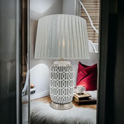 43CM LAMP AND SHADE - InStock
