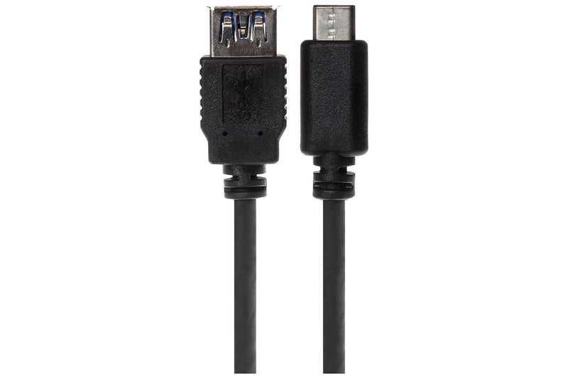 Maplin Pro USB-C Male to USB-A 3.1 Female Gen 2 60W Super Speed Data Transfer & Charging Adapter Cable - Black, 1m