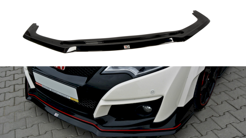 Maxton Design - FRONT SPLITTER V.2 HONDA CIVIC IX TYPE R (2015-2017)