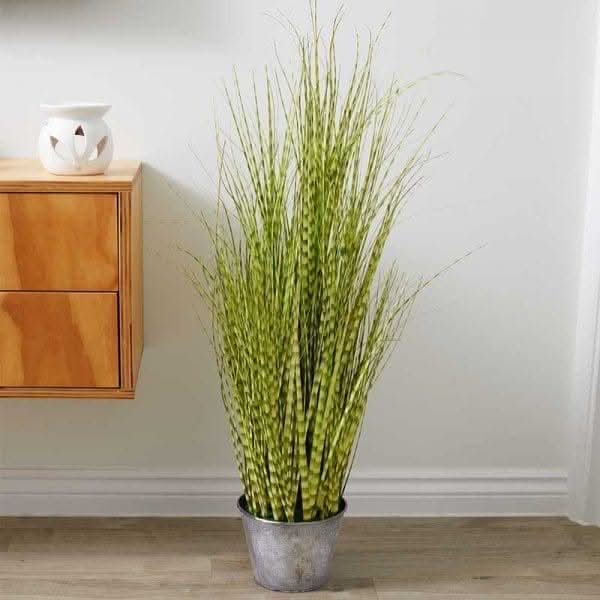 Artificial Zebra Grass Potted Plant 90cm