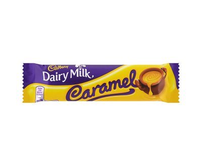 48 x Cadbury Dairy Milk Caramel Chocolate Bar 45G
