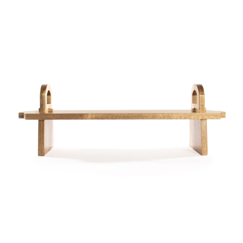 Acacia Wood Raised Serving Platter | M&W