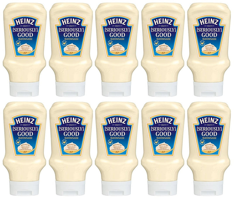 10 x Heinz Seriously Good Mayonnaise 395G