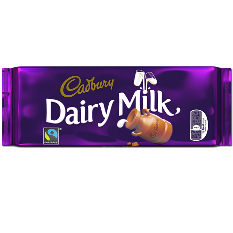 21 x Cadbury Dairy Milk Chocolate Bar 110G