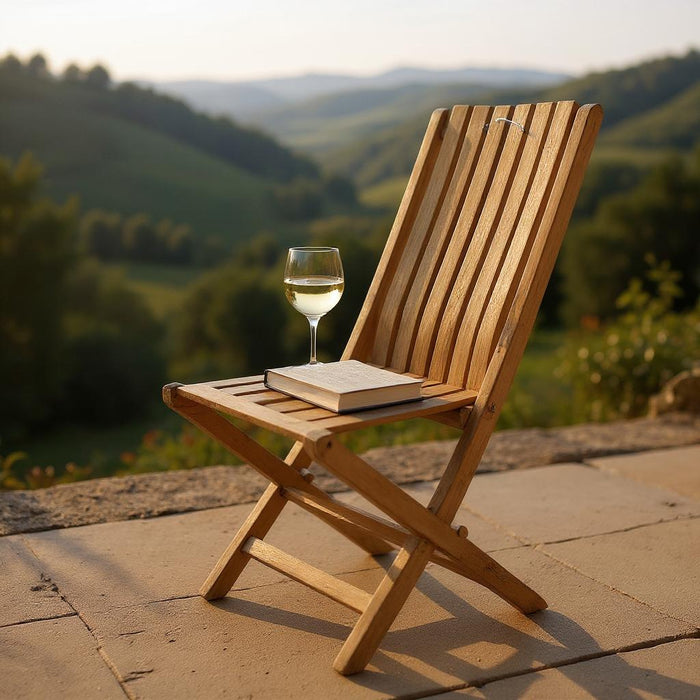 MIAMI FOLDING TEAK CHAIR