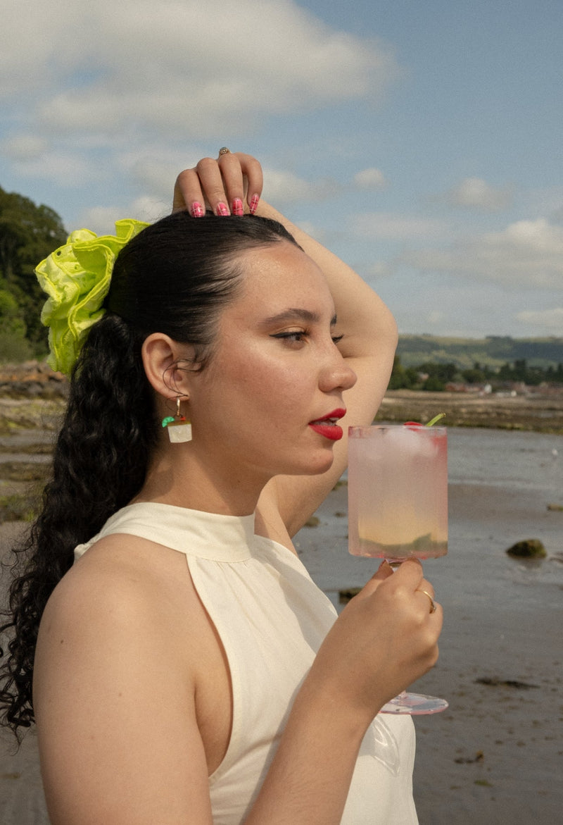 Spicy Margarita Hoop Earrings