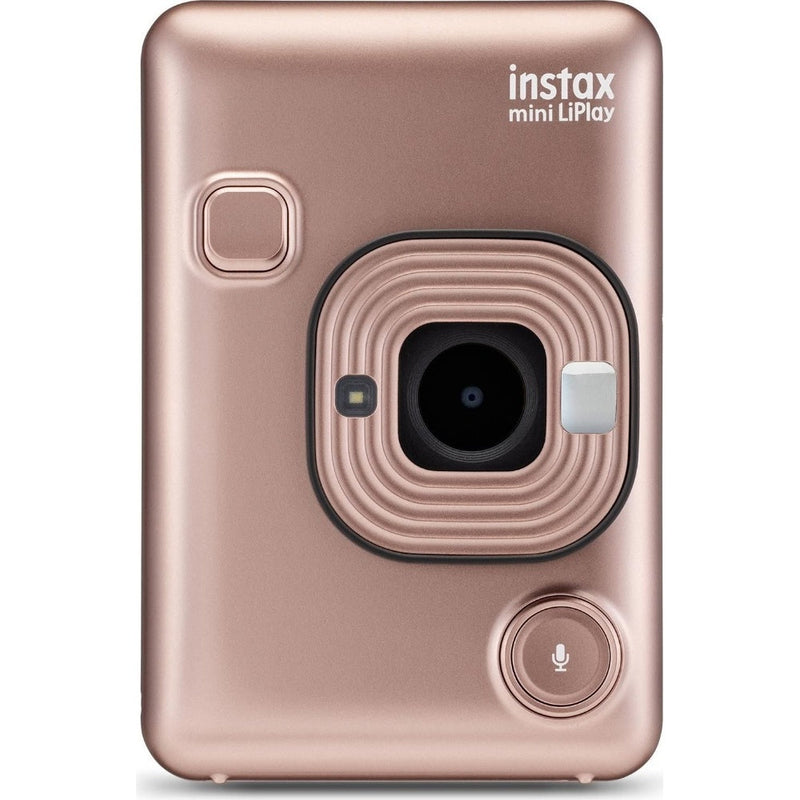 Fujifilm Instax Mini LiPlay Hybrid Instant Camera - Blush Gold - Camera Only