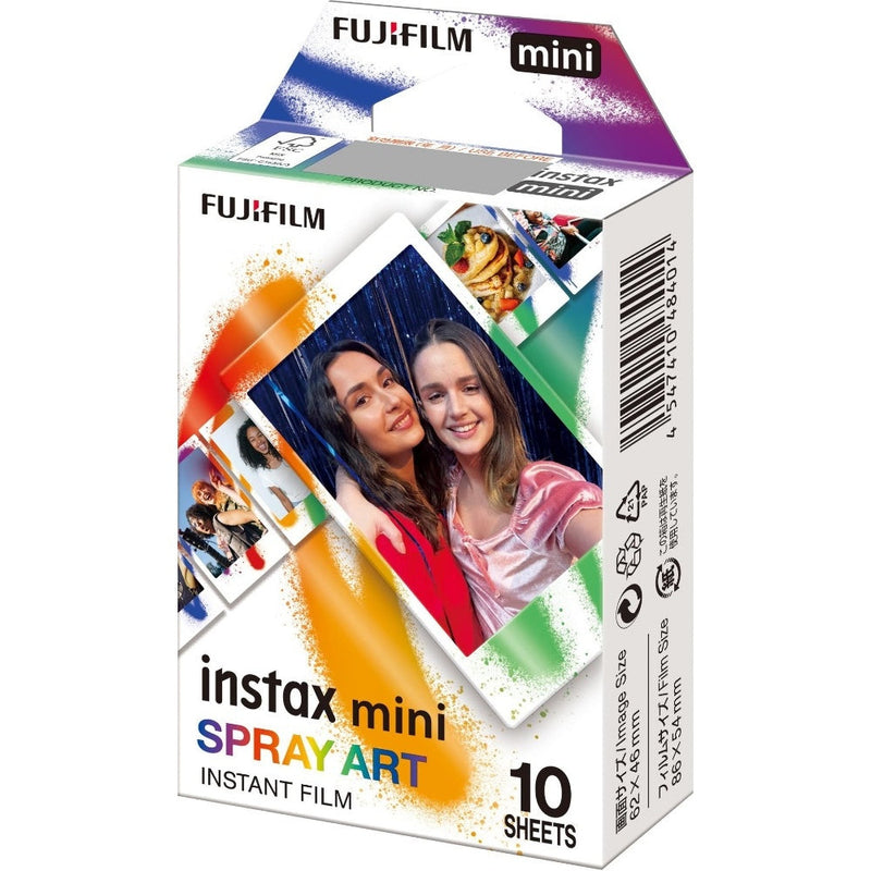 Fujifilm Instax Mini Spray Art Deco Photo Film - Pack of 10