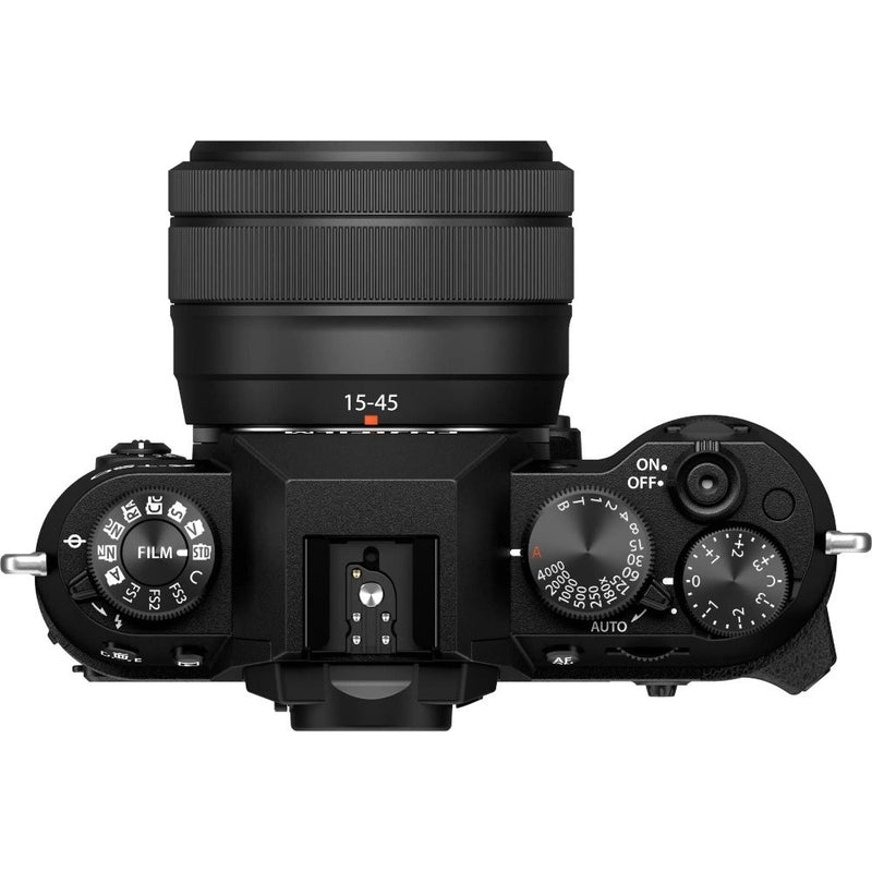 Fujifilm X-T50 Mirrorless Digital Camera - Black - Camera & 15-45mm Lens