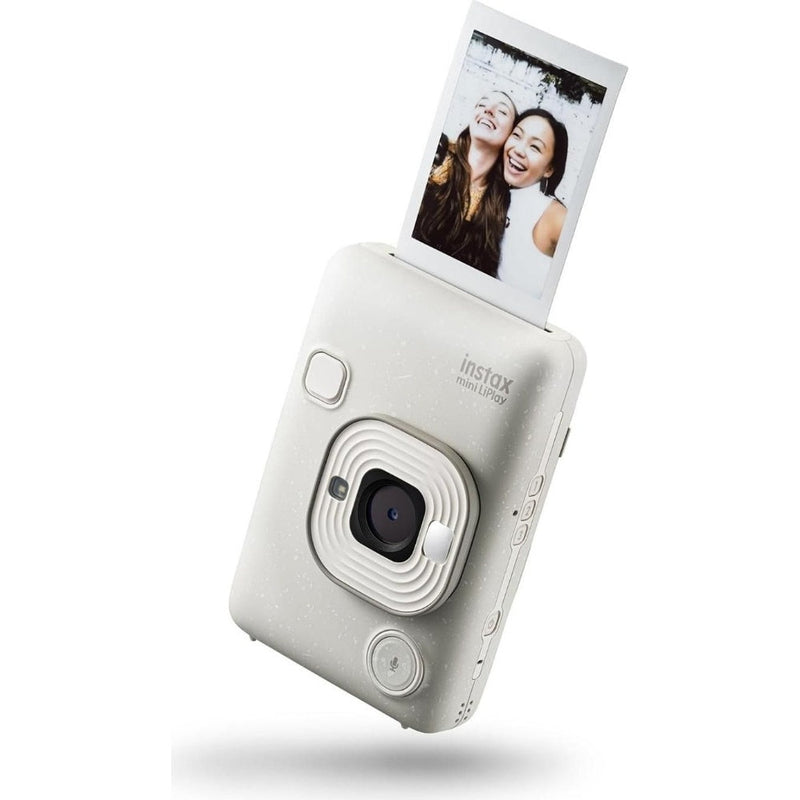 Fujifilm Instax Mini LiPlay Hybrid Instant Camera - Misty White