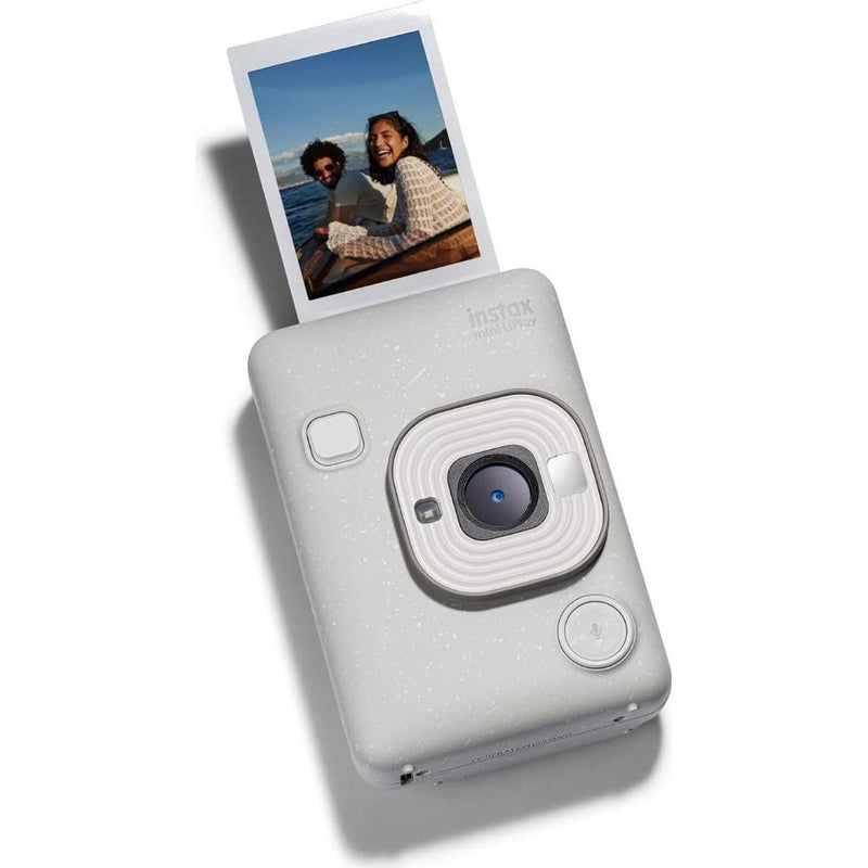 Fujifilm Instax Mini LiPlay Hybrid Instant Camera - Misty White