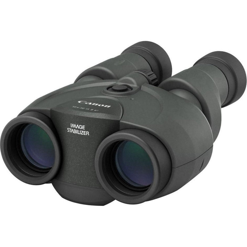Canon IS II Image Stabilising 10 x 30 mm Binoculars with Eye Cap, Neck Strap & Case - Black