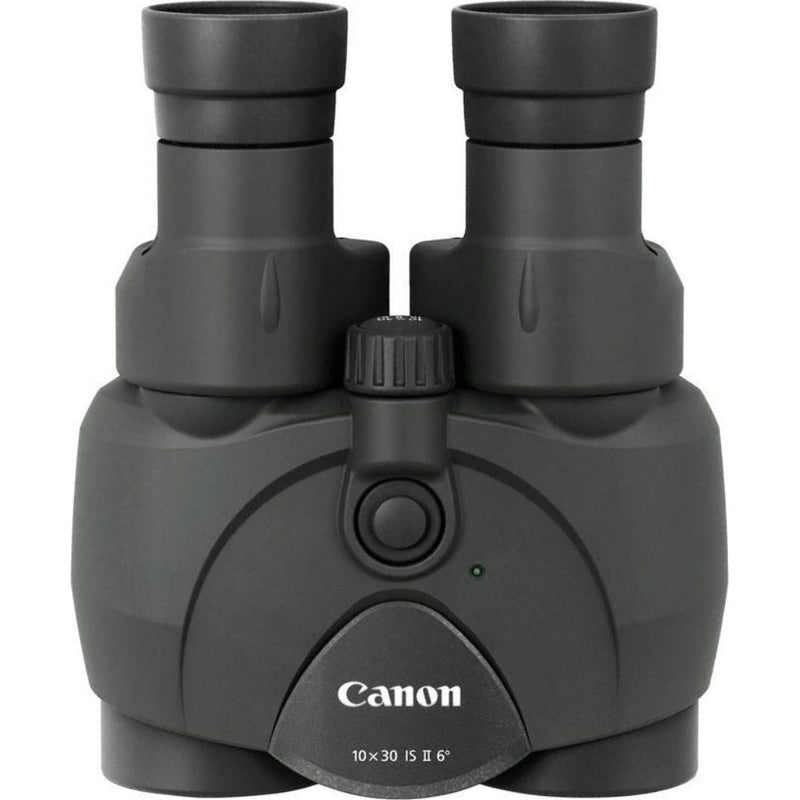 Canon IS II Image Stabilising 10 x 30 mm Binoculars with Eye Cap, Neck Strap & Case - Black