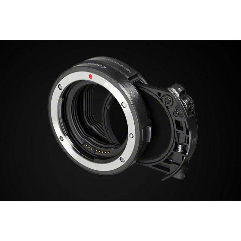 Canon EF-EOS R Drop-In Filter Adapter with Drop-In Variable ND Filter A