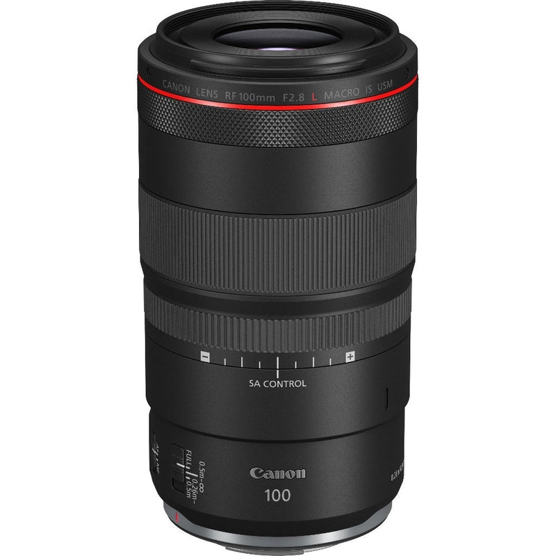 Canon RF 100mm F2.8L Macro IS USM Lens - Black