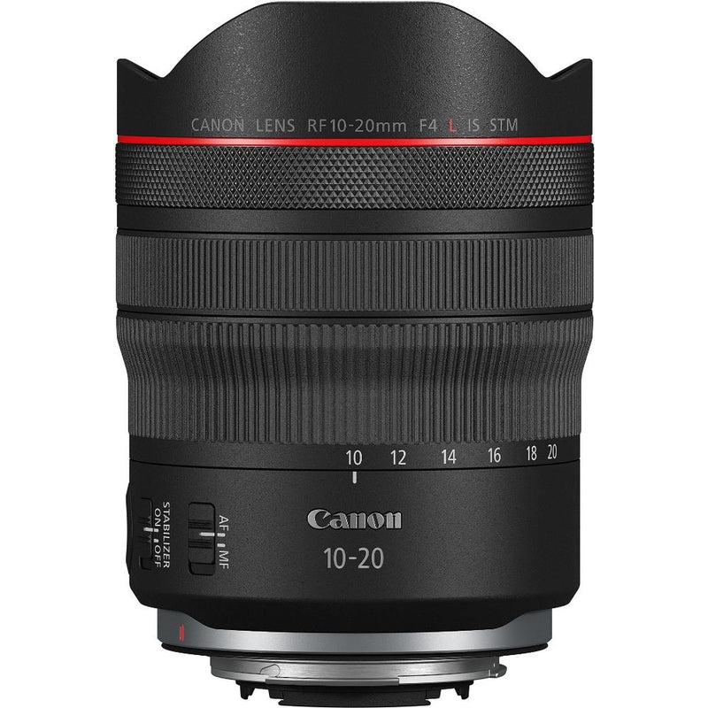 Canon RF 10-20mm F4L IS STM Wide Angle Lens - Black