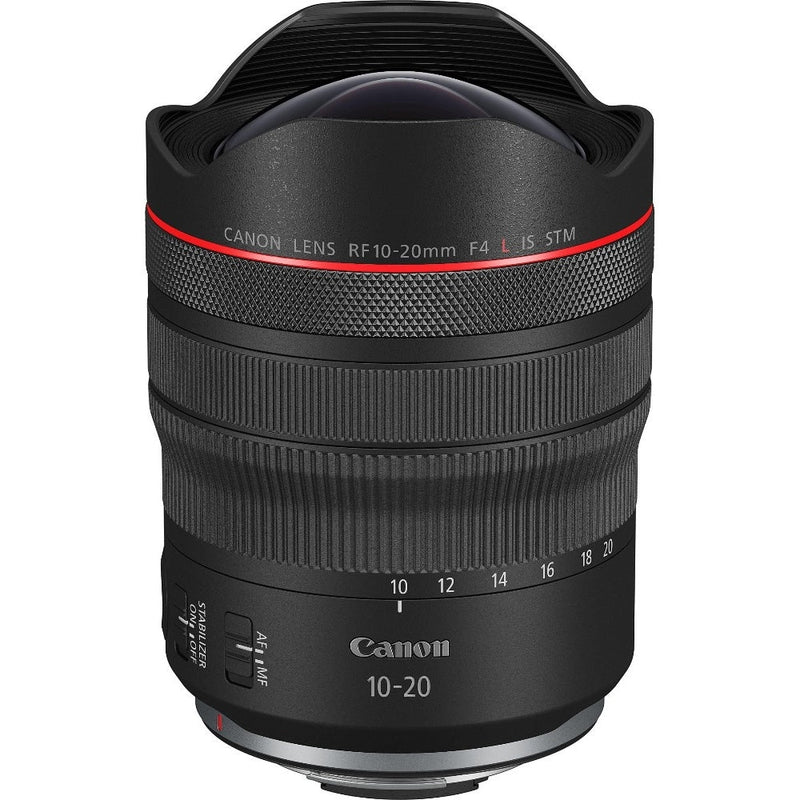 Canon RF 10-20mm F4L IS STM Wide Angle Lens - Black