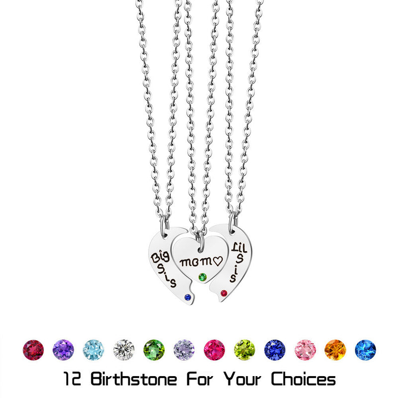 Mother's Day Gift Jewelry Stitched Love Diamond Necklace