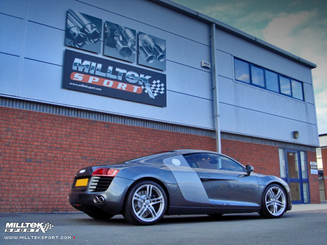 Milltek Sport - Cat Back Exhaust (Removes secondary Cat) Audi R8 MK1 4.2FSI