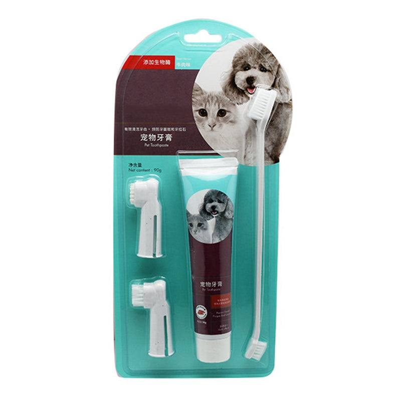 Cat milk fragrance liquid toothpaste toothbrush set can be swallowed