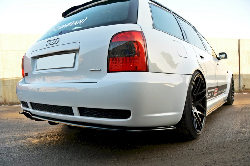 Maxton Design - REAR SPLITTER AUDI RS4 B5 (WITH A VERTICAL BAR)