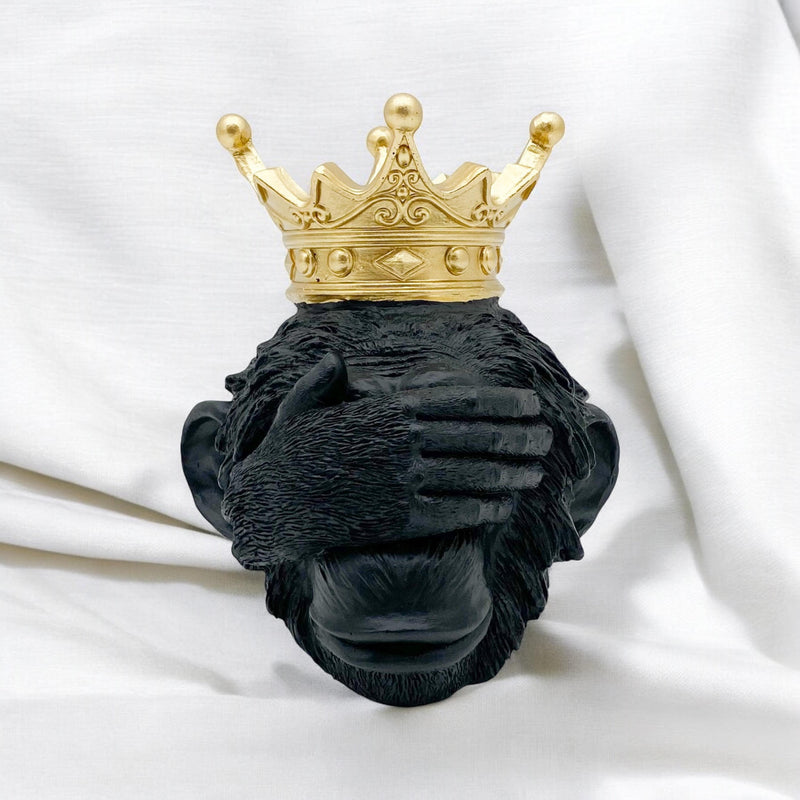 Decorative Monkey Ornament - L16 x W16 x H18 cm
