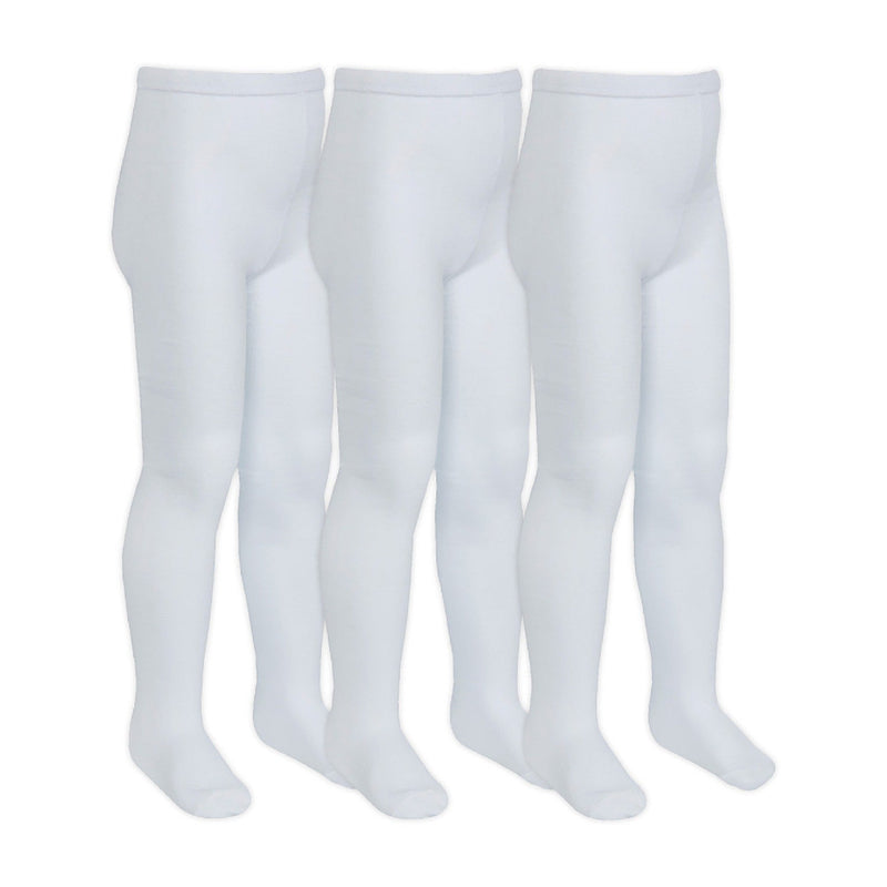 3 Pack Girls Soft Plain Bamboo School Tights (5 Sizes)