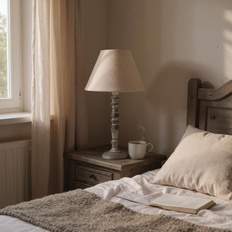 40CM LAMP AND SHADE