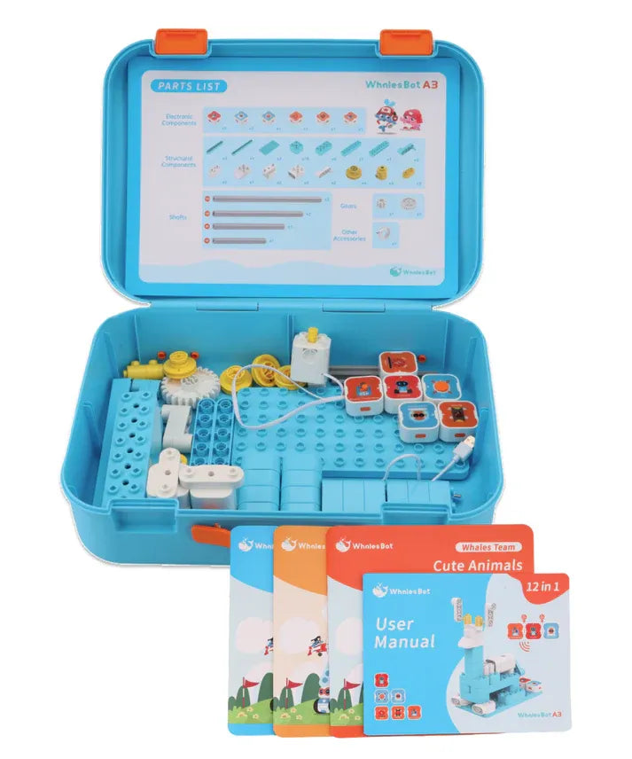 WhalesBot A3 | Enjoy Coding with Magnetic Blocks