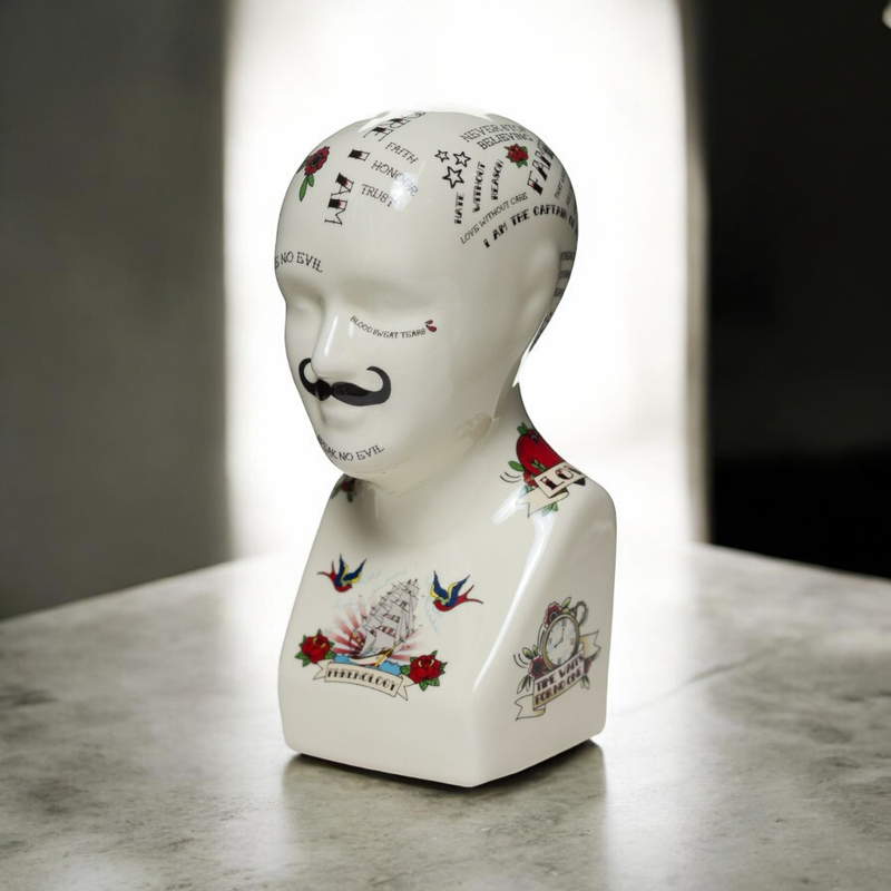 6" PHRENOLOGY HEAD