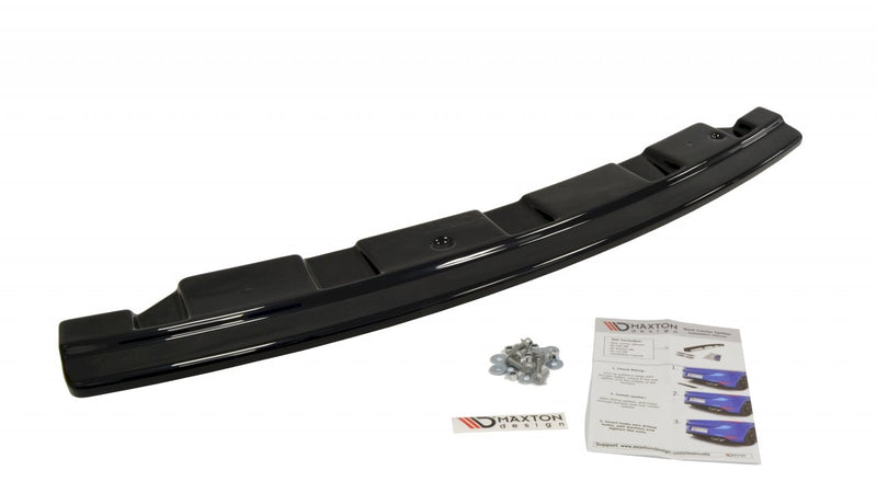 Maxton Design - CENTRAL REAR SPLITTER BMW 5 F11 M-PACK - WITHOUT VERTICAL BARS (FITS TWO SINGLE EXHAUST ENDS)